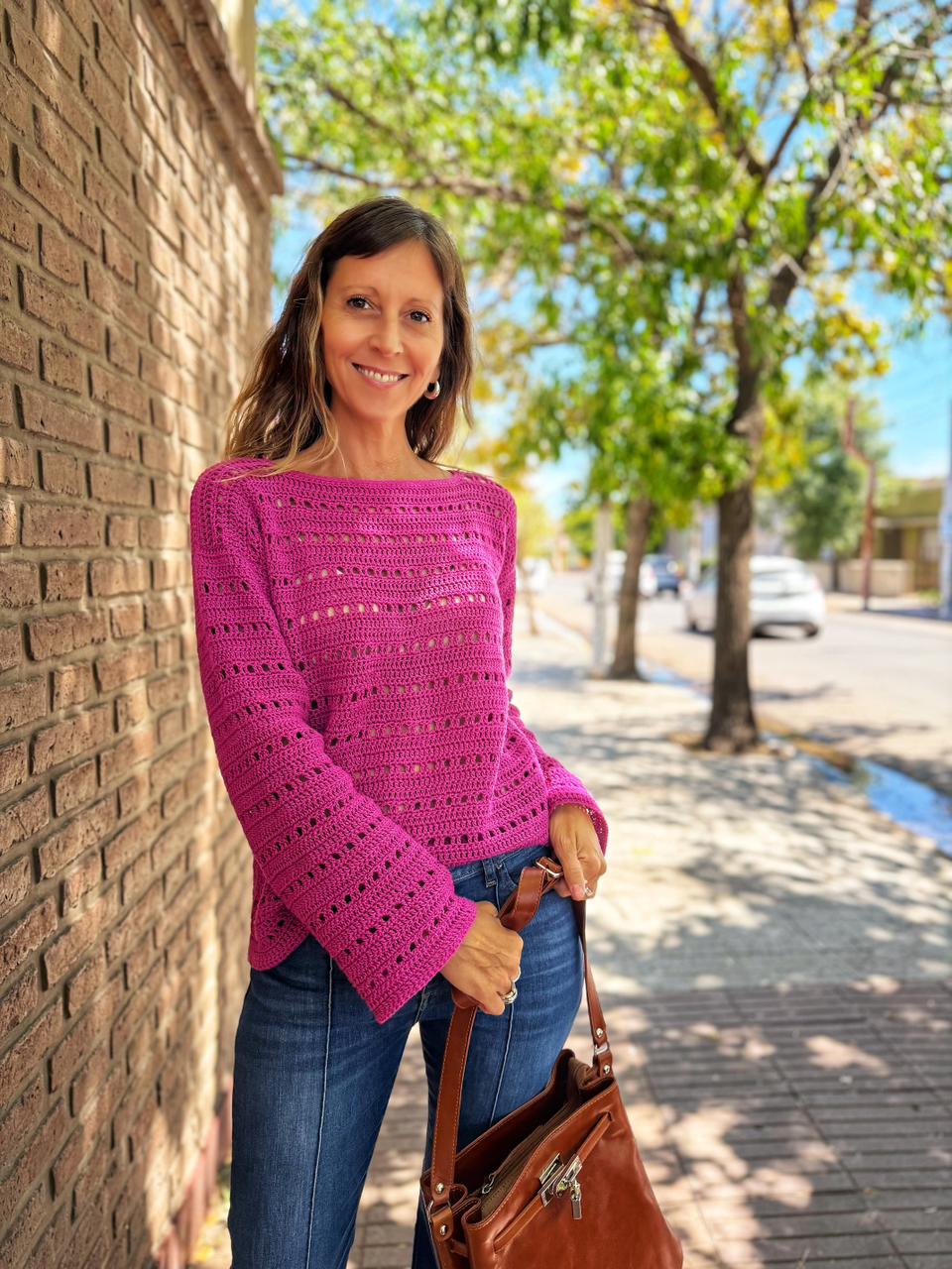 Sweater Luciana tejido a Crochet — Santa Calma Studio